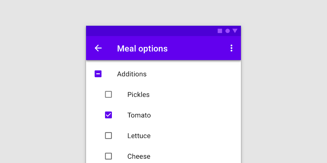Checkbox List Tile demo